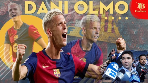 Dani Olmo là trung tâm rắc rối của Barca